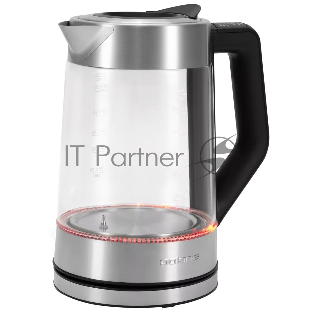 Чайник электрический POLARIS PWK1725CGLD WIFI IQ Home, 1,7 л, 2200 Вт, стекло