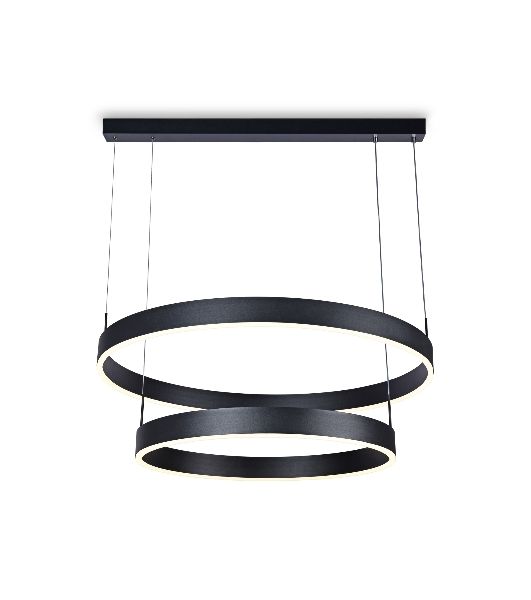 Светильник Ambrella light FA6618/2 BK черный 119W D600/800*750 (ПДУ РАДИО 2.4G)
