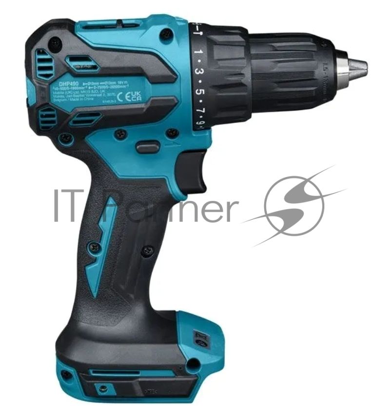 Дрель-шуруповерт Makita DHP490WV аккум. патрон:быстрозажимной (кейс в комплекте)