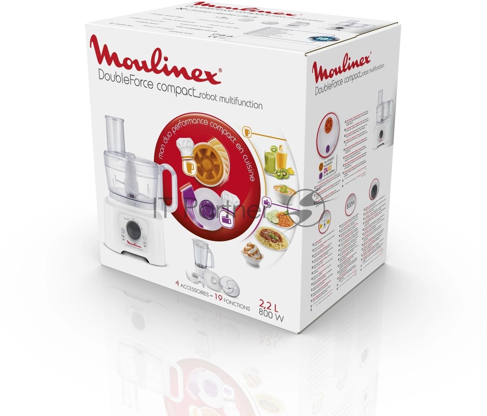 Кухонный комбайн Moulinex FP542111, белый
