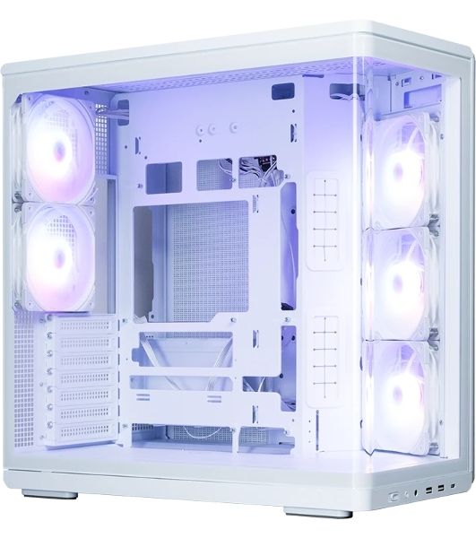 Компьютерный корпус ZALMAN MidTower P60 белый (ATX, без БП, 5x120мм ARGb fans, 1xUSB Type C, 2xUSB 3.0) (Zalman P60 белый)