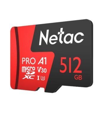 Флеш карта NeTac P500 Extreme Pro MicroSDXC 512Gb V30/A1/C10 up to 100Mb/s