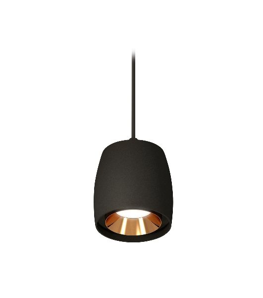 Светильник Ambrella Light XP1142001 SBK/PYG черный песок/золото желтое полированное MR16 GU5.3 (A2311, C1142, N7034)