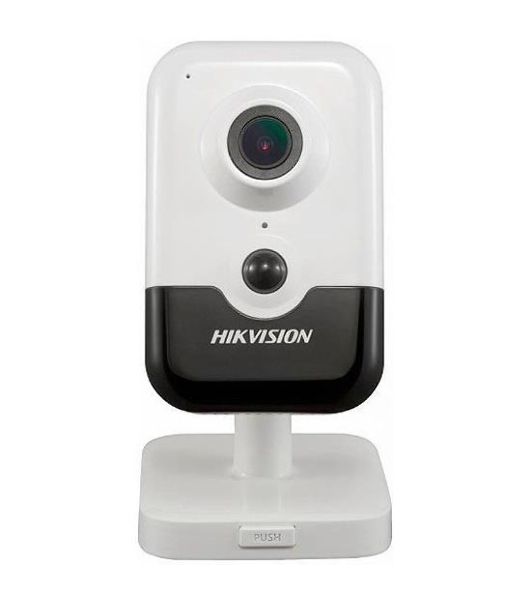 Компактная IP-камера Hikvision 4Мп с W-Fi и EXIR-подсветкой до 10м 1/3" Progressive Scan CMOS; объектив 4мм; угол обзора 78°; механический ИК-фильтр; 0.01лк@F1.2; сжатие H.265/H.265+/H.264/H.264+/MJP