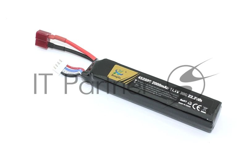 Аккумулятор Li-Pol 11.1v 452096 2000mAh разъем T-plug