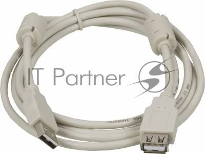 Кабель-удлинитель USB2.0 Ningbo USB A (m)/USB A (f) 1.8м феррит.кольца (USB2.0-AM/AF-1.8M-MG)