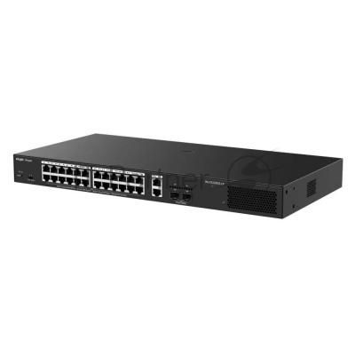Коммутатор Ruijie Reyee RG-ES228GS-LP, 24×1 Гбит/с PoE + 2×1 Гбит/с + 2×1 Гбит/с SFP Uplink, настраиваемый