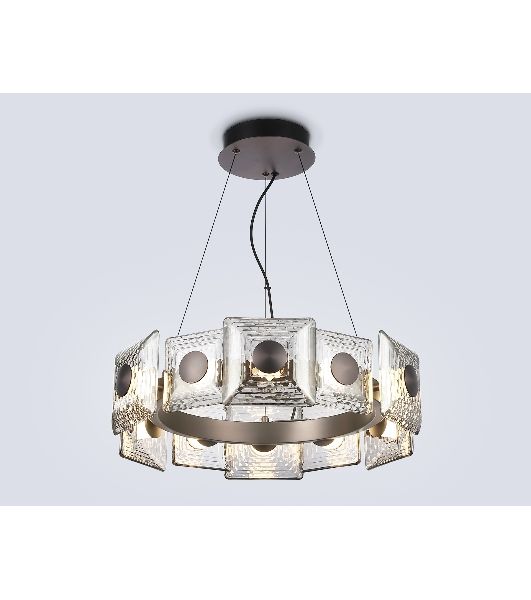 Светильник Ambrella light LH31024 GR/SM серый/дымчатый 56W 3000K D570*150