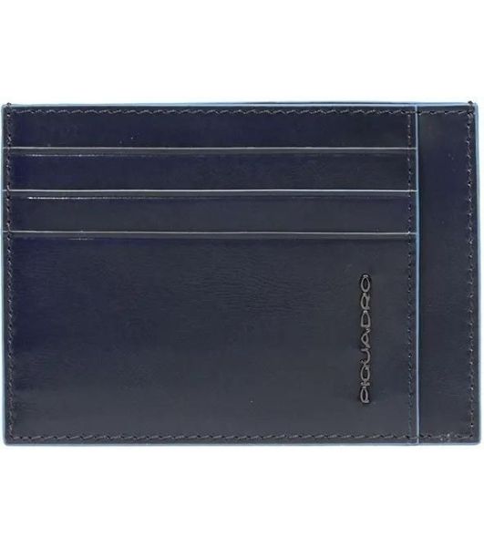 Картхолдер Piquadro Blue Square PP2762B2R/BLU2 синий, натуральная кожа