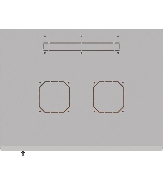 Шкаф коммутационный Suprlan (05-1060) настенный 6U 600x350 мм пер. дв. стекл направл. под закл. гайки 70 кг RAL 7035 285 мм 13.3 кг 360 мм