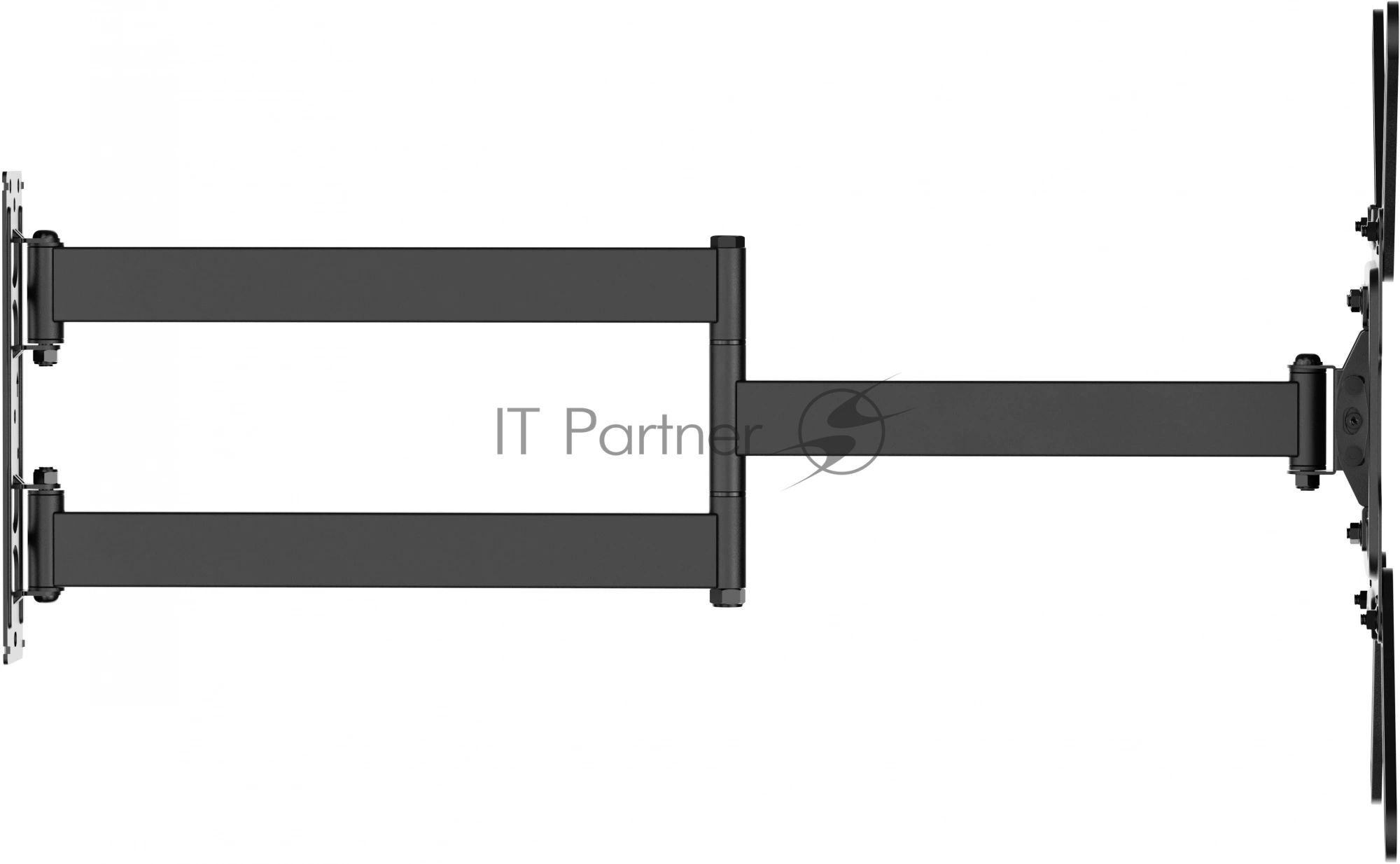 Кронштейн для телевизора Ultramounts UM960 черный 23"-65" макс.35кг настенный поворот и наклон