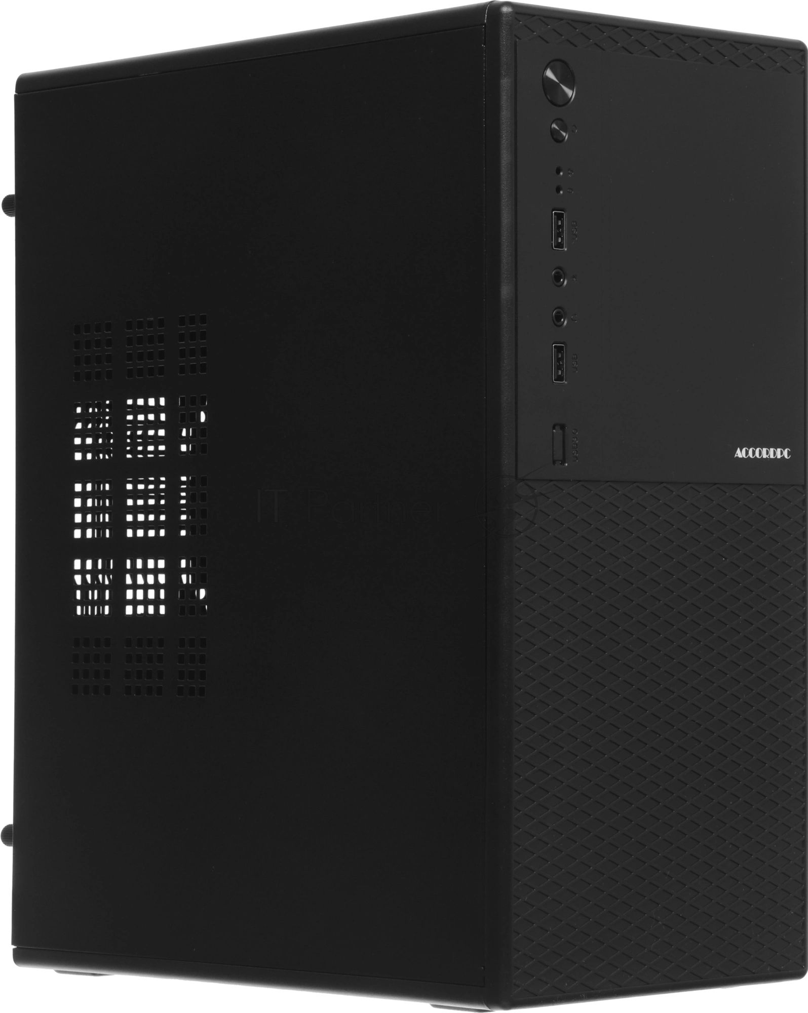 Корпус ACCORD ACC-1605B, Mini-Tower, чёрный