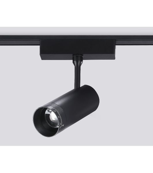 Светильник трековый светодиодный GV1571 BK черный IP20 10W 4200K 48V 15-51° D55*185
