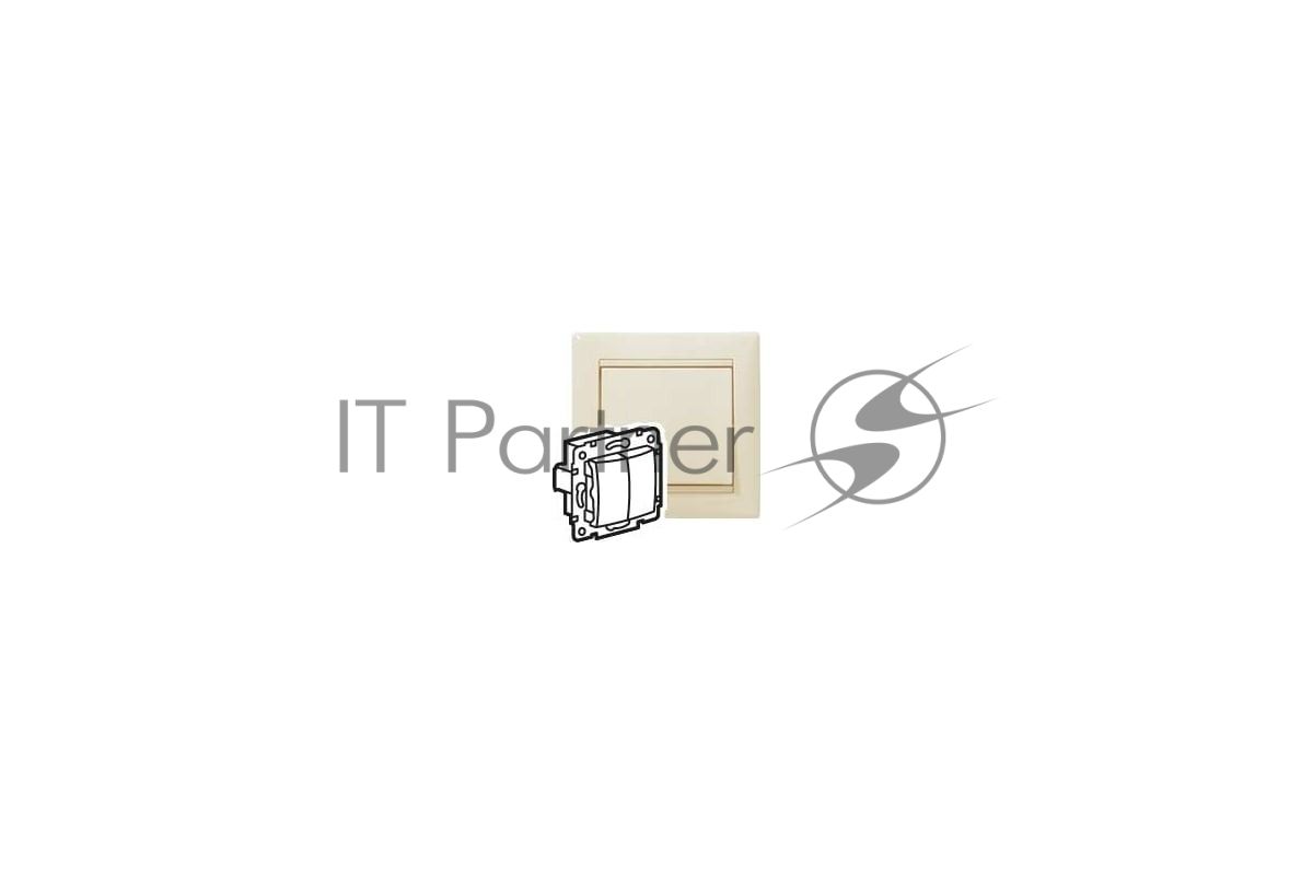 Выключатель Legrand 774305 Valena двухклавишный 10 AX(слоновая кость)