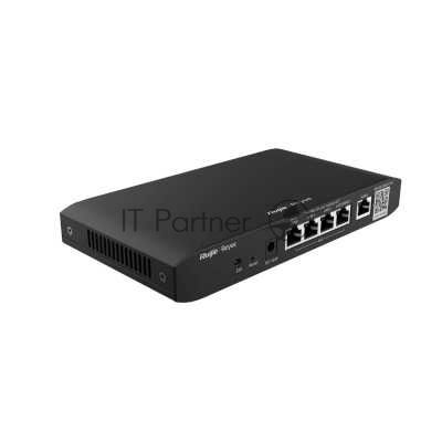 Маршрутизатор Ruijie Reyee RG-EG105G-P-V3, 4×1 Гбит/с PoE + 1×1000 Мбит/с Uplink, управляемый