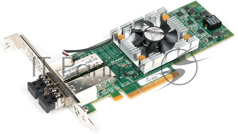 Контроллер Qlogic QLE2672-CK 16Gb Dual Port FC HBA x8 PCIe LC multi-mode optic