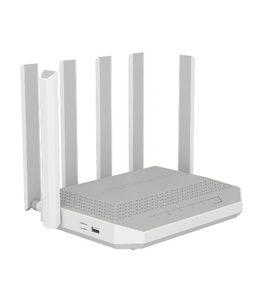 Мультигигабитный интернет-центр Netcraze Hero 5G (NC-4110) с модемом 5G, двумя слотами для SIM-карт, Mesh Wi-Fi 6 AX3000, Smart-коммутатором 1×2.5G и 4×1G, многофункциональными портами USB 3.0 и 2.0
