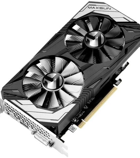 Видеокарта MAXSUN GeForce RTX 3050 TRB, 6 GB GDDR6, 96 bit, DVI-D, DisplayPort, HDMI, GPU 1042 MHz