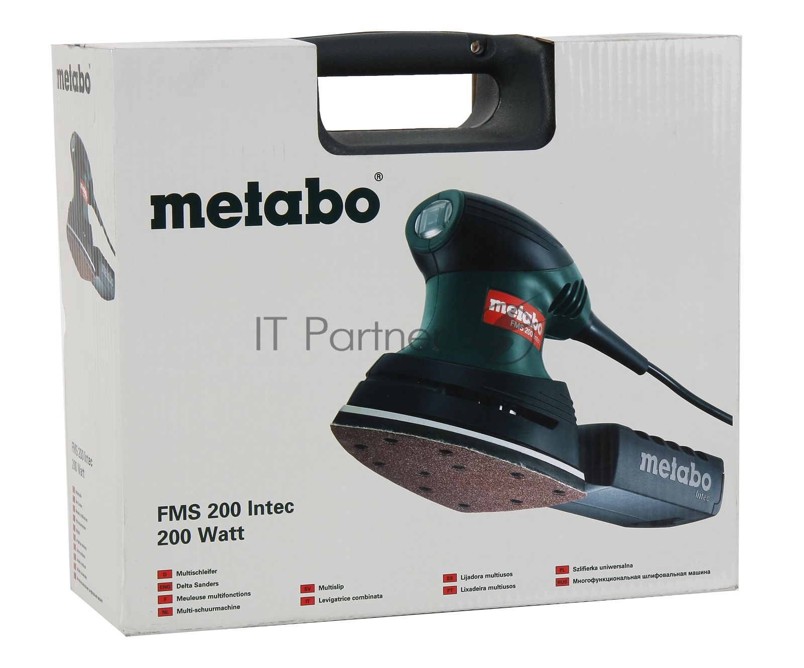 Шлифовальные машины Metabo FMS 200 Intec 600065500 многофункциональная шлифмашина { 200 Вт,100х147 мм, 22000 об/мин, вес 1.25 кг }