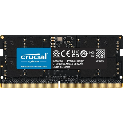 Оперативная память Crucial Classic, DDR5, 16GB (1x16GB), 5600 MHz, CL46, SO-DIMM