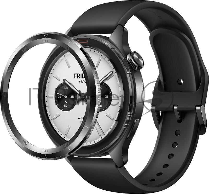 Смарт-часы Xiaomi Watch S4 47мм 1.43" AMOLED корп.черный рем.черный (BHR9195GL)