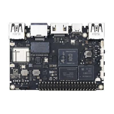 Одноплатный компьютер Khadas VIM3 Basic Amlogic A311D with 5.0 TOPS NPU, 2GB LPDDR4/X, 16GB eMMC, AP6398S