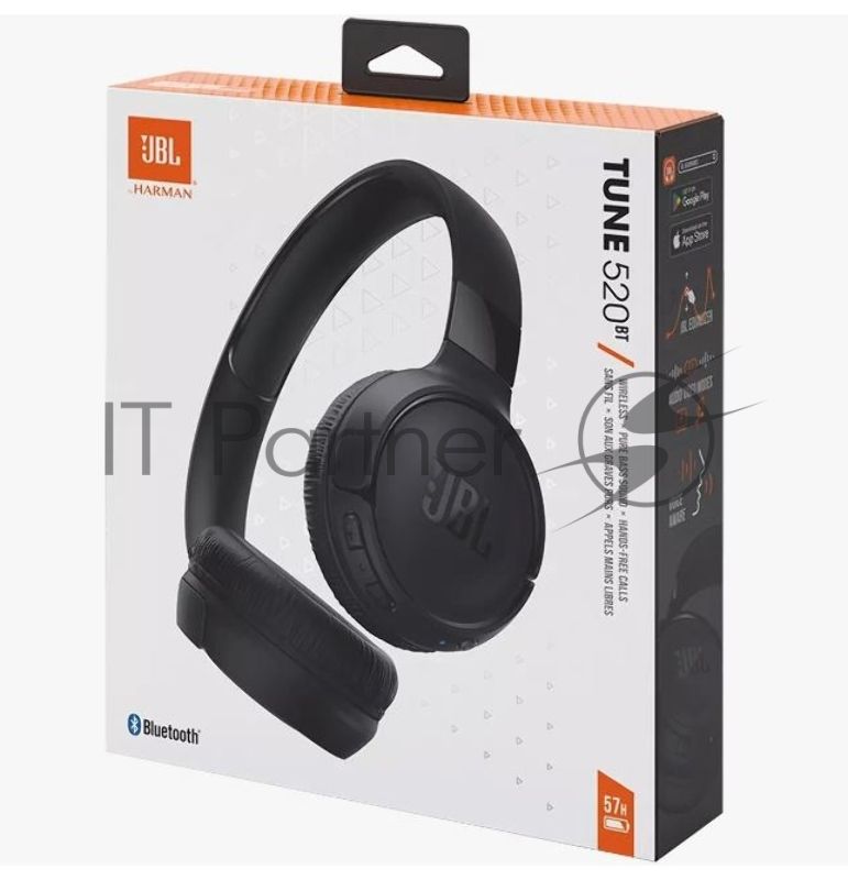 Гарнитура беспроводная JBL TUNE 520BT черный