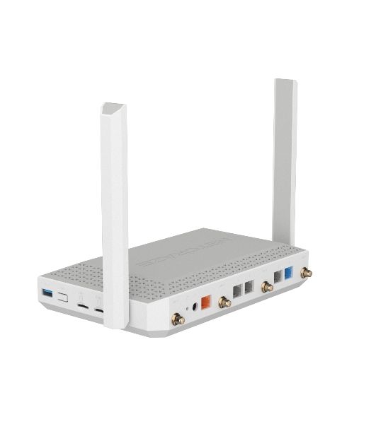 Мультигигабитный интернет-центр Netcraze Hero 5G (NC-4110) с модемом 5G, двумя слотами для SIM-карт, Mesh Wi-Fi 6 AX3000, Smart-коммутатором 1×2.5G и 4×1G, многофункциональными портами USB 3.0 и 2.0