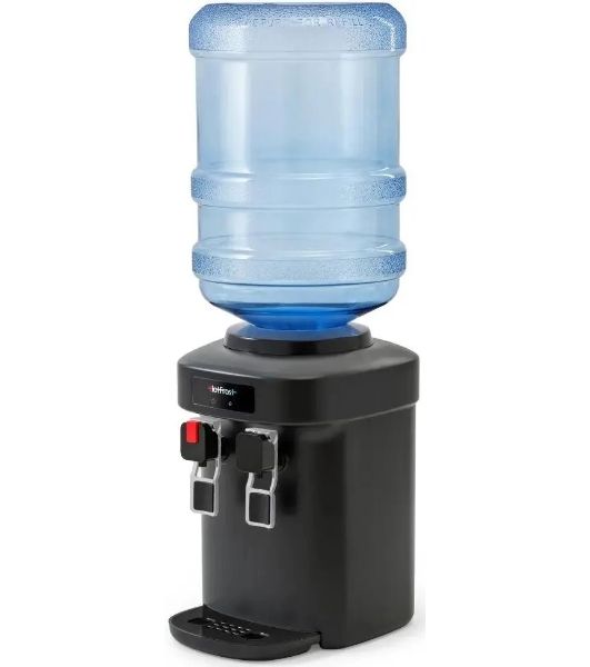 Кулер для воды HotFrost D65EN, верхняя загрузка, нагрев 90 °С, охлаждение 10 °С, черный