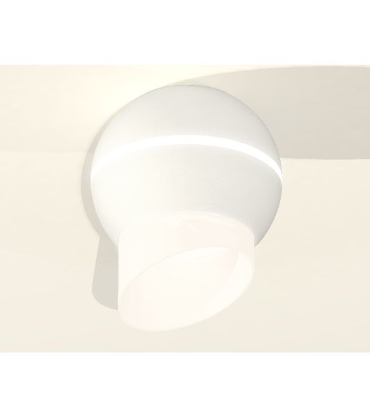 Светильник Ambrella Light XS1101043 SWH/FR белый песок/белый матовый MR16 GU5.3 LED 3W 4200K (C1101, N7175)