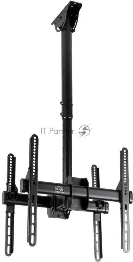 Кронштейн для телевизора Arm Media LCD-1850 черный, 26"-65" макс. 90 кг, потолочный, поворот и наклон