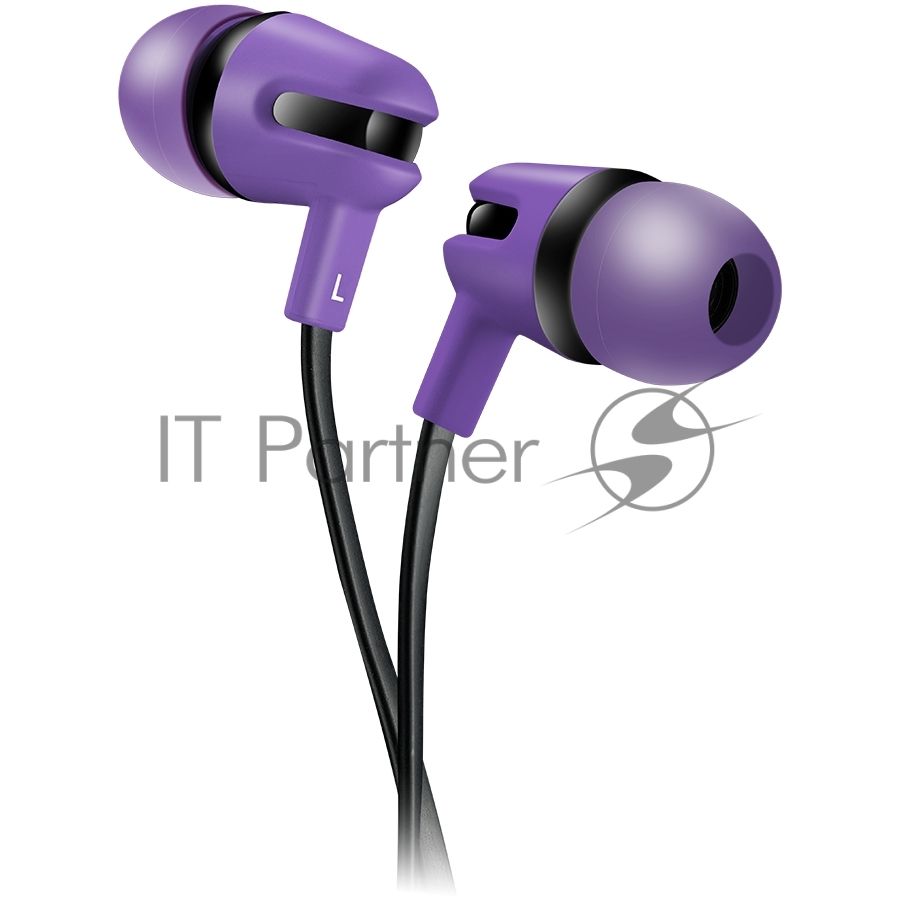 Гарнитура CANYON  , 1.2m flat cable, Purple, 22*12*12mm, 0.013kg