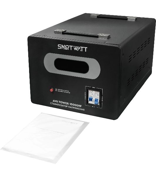 Напольный стабилизатор напряжения SMARTWATT AVR TOWER 10000RF (140W - 260W, 10000VA, 10 кВт, 50-60 Гц, LED-дисплей, реле
