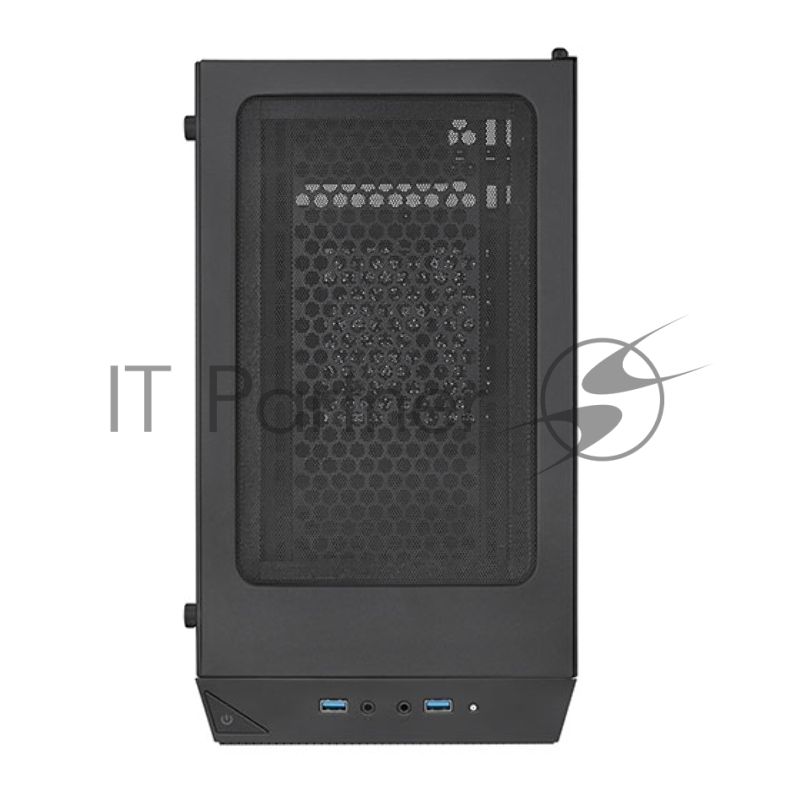 Компьютерный корпус Silverstone SST-PS15B-PRO Precision Mini Tower Micro ATX Computer Case, tempered glass, 2x 120мм ARGb, 1x ARGb Controller, black