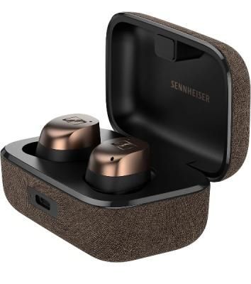 Гарнитура внутриканальные Sennheiser Momentum True Wireless 4 черный/медный беспроводные bluetooth в ушной раковине (700367 MTW4 BLACK COPPER)