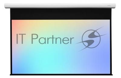 Экран с электроприводом Lumien Master Control 254x400 см (181"), рабочая область 244х390 см, Matte White FiberGlass черная кайма по периметру 5 см 16:10