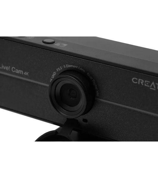 Веб-камера Creative Live! Cam 4K 3840x2160, 30 кадр/с, USB Type-A, микрофон, шторка приватности, универсальное крепление