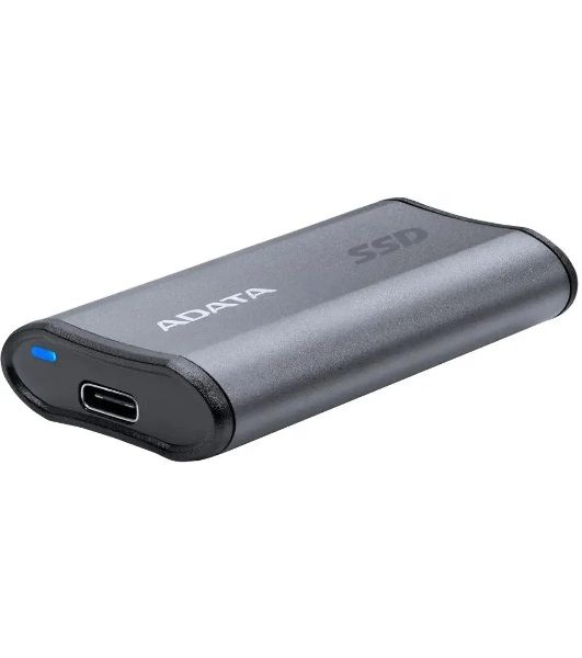 Внешний SSD ADATA Elite SE880, 4TB, USB 3.2 Gen 2x2 Type-C, R/W 2000/2000, серый