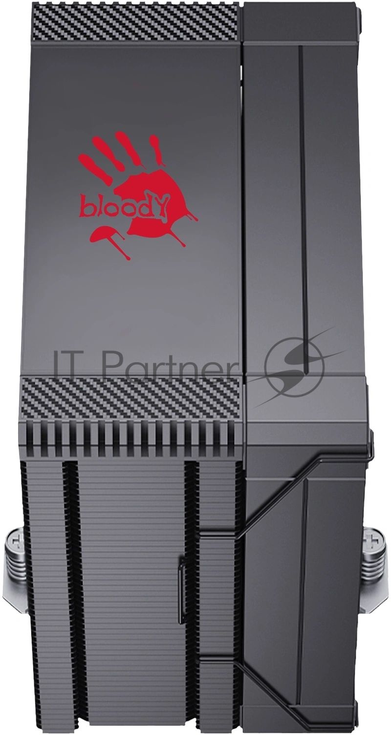 Устройство охлаждения(кулер) Bloody AC-12 Soc-AM5/AM4/1200/1700/1851 черный 4-pin 14-26dB Al+Cu 230W 582gr Ret (AC-12-230-BK)