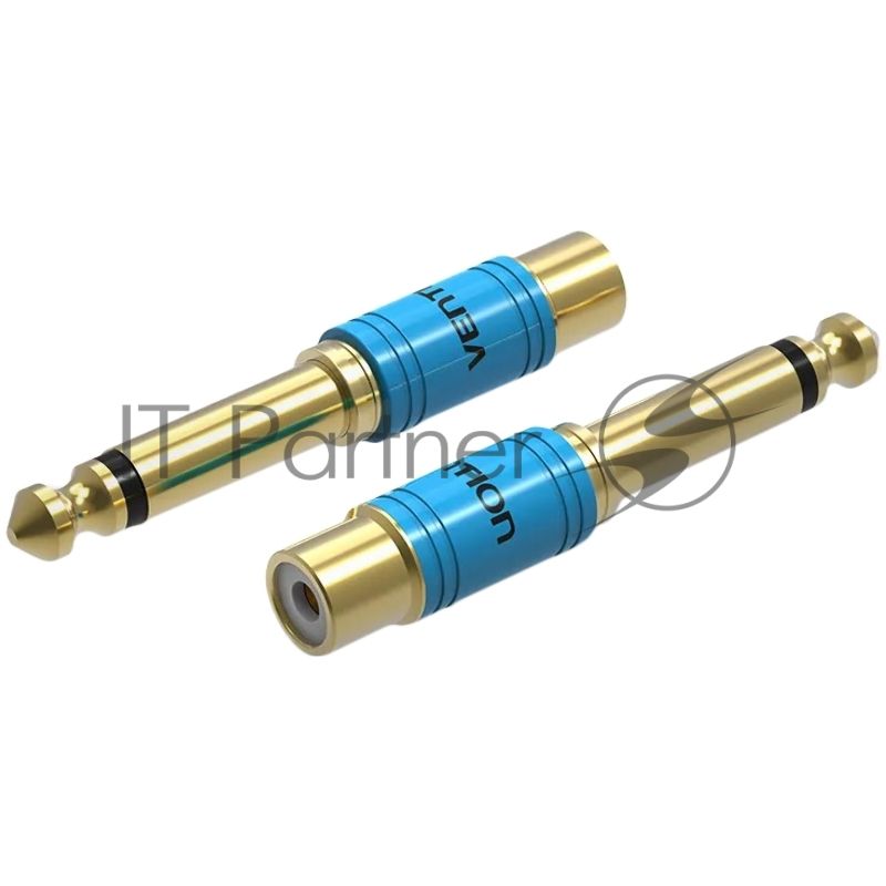 Переходник Vention jack 6.35 мм M/RCA F