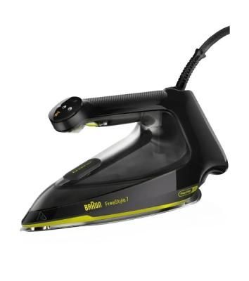 Утюг Braun FI7255GR черный/зеленый, 2000 Вт, 55 г/мин, 240 г/мин, 350 мл