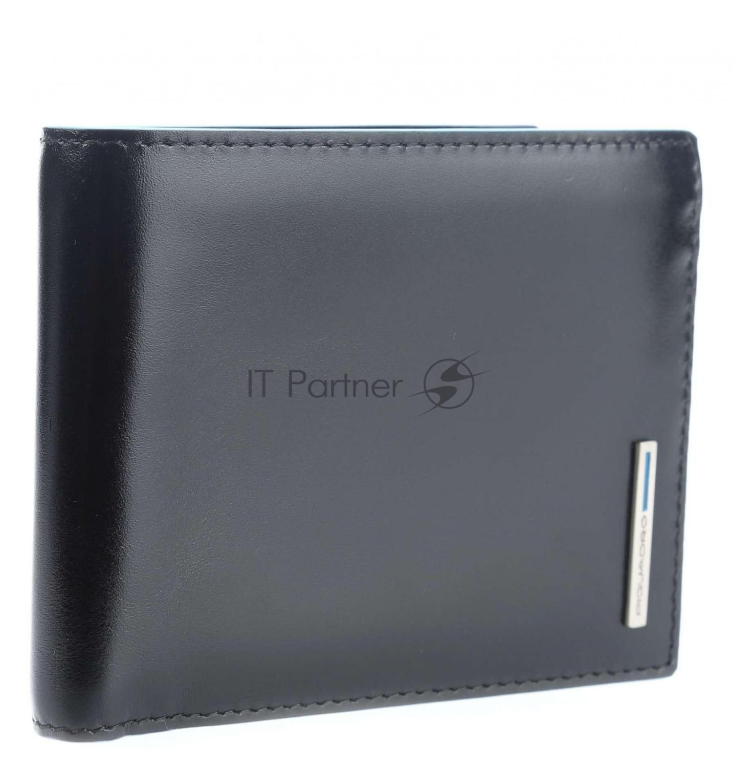 Кошелек мужской Piquadro Blue Square PU257B2R/N черный натур.кожа