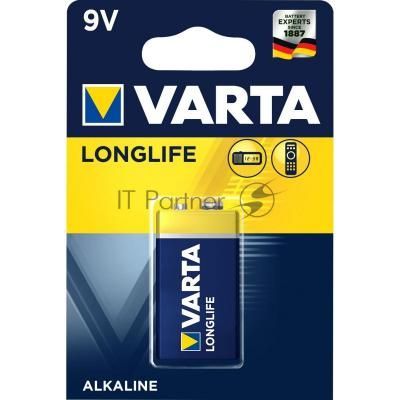 Батарейки VARTA Long Life 9V блистер 1 04122101411