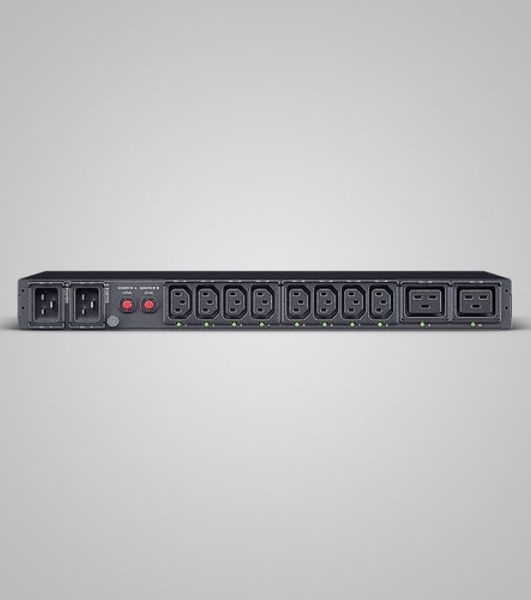 Блок распределения питания CyberPower PDU PDU41005 (PDU20SWHVIEC8FNET) 1U type, 16Amp, plug IEC 320 C20, (8) IEC 320 C13