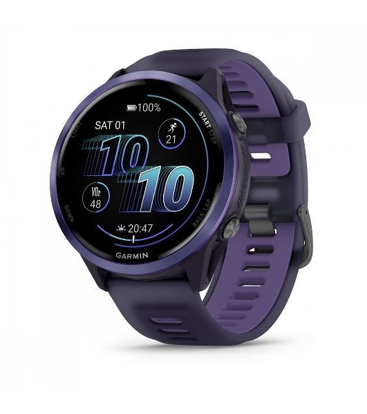 Умные часы Garmin Forerunner 970, 1.4" AMOLED, Wi-Fi, Bluetooth, NFC, 50м, фиолетовый