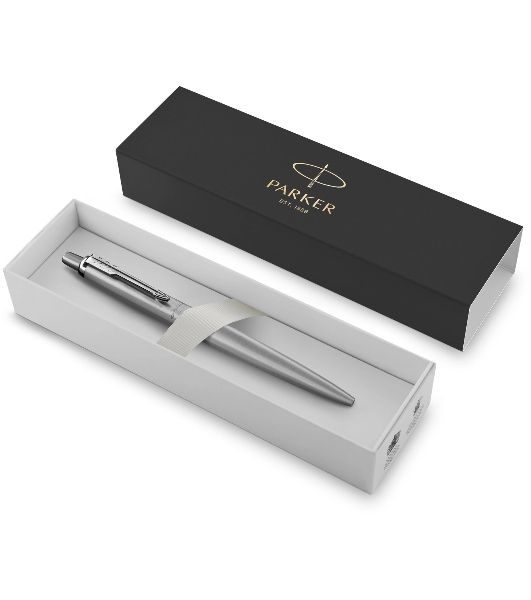 Ручка шариковая Parker Jotter Monochrome XL SE20 (CW2122756) Stainless Steel, M, синие чернила, подарочная коробка