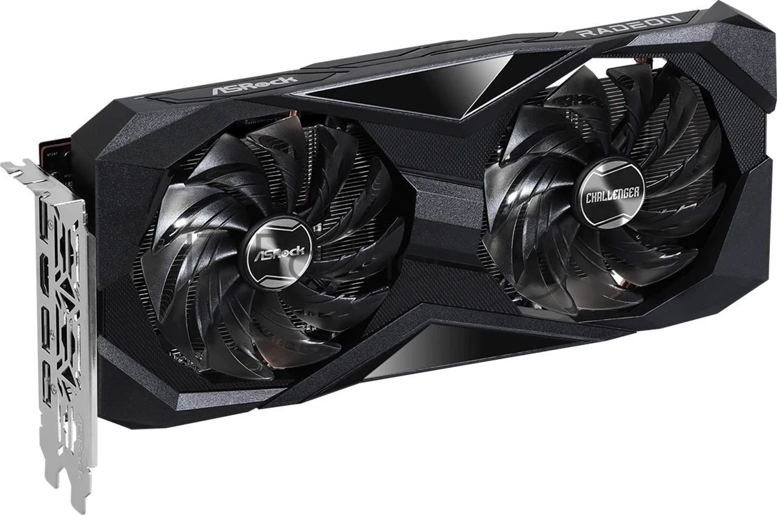 Видеокарта ASRock AMD Radeon RX 7650 GRE Challenger SE OC, 8 GB GDDR6, 128 bit, 3xDisplayPort, HDMI, GPU 1845 MHz