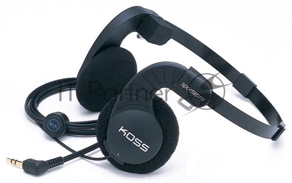 Проводные наушники Koss Sporta Pro черный, накладные, Jack 3.5 мм, складная конструкция