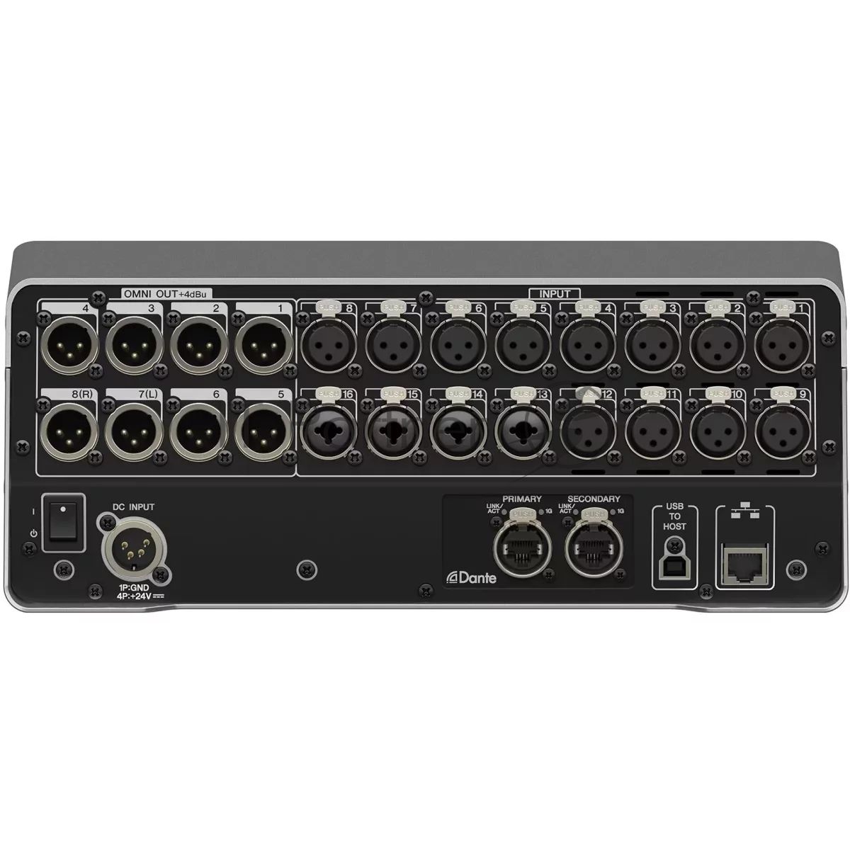 Микшер Yamaha DM3 цифровой, компактный, Dante, 9 фейд, 9" мультисенсорный экран, входные каналы микширования: 16 моно + 1 стерео + 2 FX возврат, шины: 1 стерео, 6 миксов, 2 FX, 2 матрицы (поддерживает ввод в матрицу), локальный ввод-вывод: 16 микрофонн