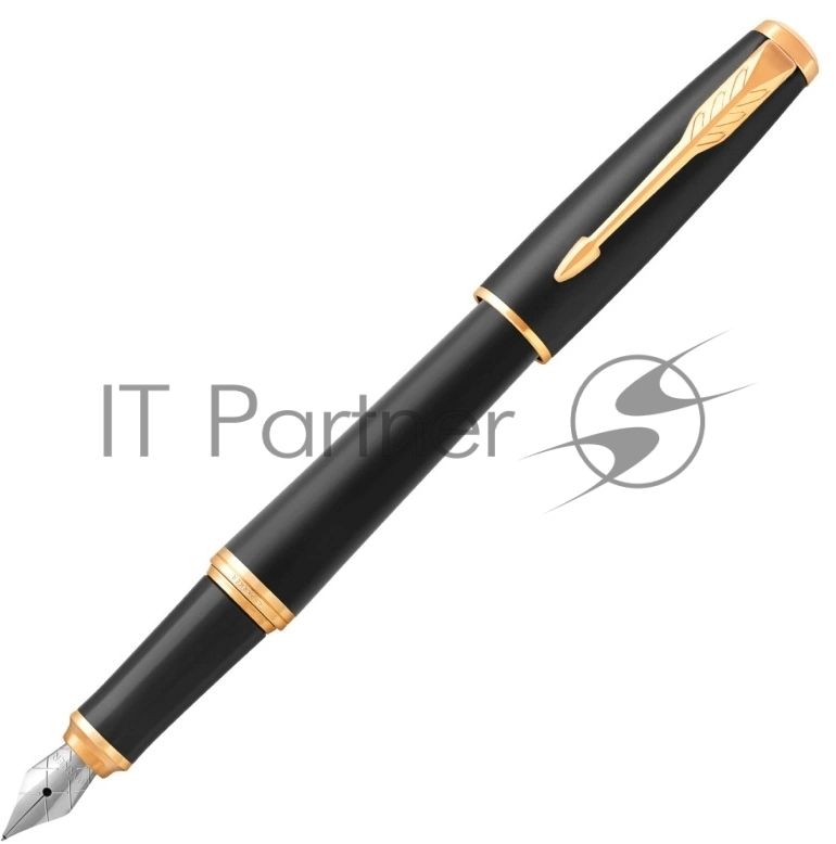Ручка перьевая Parker Urban Core F309 (CW1931593) Muted Black GT, F, сталь нержавеющая, подарочная коробка